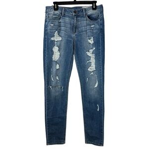 SIWY Ladonna Hi Waist Slim Crop Denim Blue Jeans Size 29 NWT #VEG-0119